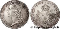 FRANKREICH Écu aux branches d’olivier, tête ceinte d’un bande LOUIS XV THE WELL-BELOVED Lyon 1743 (41mm, 29,30g, 6h) -