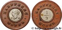 GROßBRITANNIEN - VICTORIA 1/2 Penny Model GROßBRITANNIEN - VICTORIA Londres n.d. (19mm, 2,02g, 12h) -