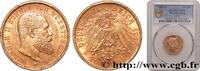 ALLEMAGNE - ROYAUME DE WURTEMBERG GUILLAUME II 20 Mark or ALLEMAGNE - ROYAUME DE WURTEMBERG GUILLAUME II Stuttgart 1900 (22,5mm, 7,97g, 12h) -