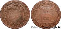 FRANKREICH LOUIS DE GONZAGUE ET HENRIETTE DE CLÈVES ARDENNES - DUCHÉ DU RETHÉLOIS - 1651 (26,5mm, 5,96g, 6h) -