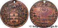 FRANKREICH Jeton Br 30, Marc-Antoine Du Sauzey LYONNAIS - CONSULAT DE LYON 1663 (31,5mm, 9,75g, 12h) -