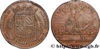 FRANKREICH Le prince de Condé et son fils le duc de Bourbon ÉTATS DE BOURGOGNE 1694 (30,5mm, 9,40g, 6h) -