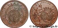 FRANKREICH L’exil et le mariage de Jules de Bourbon-Condé et ÉTATS DE BOURGOGNE 1728 (31mm, 9,77g, 6h) -