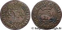 FRANKREICH Chambres des comptes CHAMBRE DES COMPTES DE DIJON (1525) (27mm, 3,59g, 12h) -