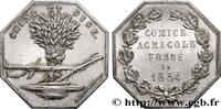 FRANKREICH SEINE ET OISE SOCIÉTÉS D'AGRICULTURE, HORTICULTURE, PÊCHE ET CHASSE 1834 (28,5mm, 11,58g, 12h) -