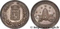 FRANKREICH Société impériale d’horticulture pratique du Rhône SOCIÉTÉS D'AGRICULTURE, HORTICULTURE, PÊCHE ET CHASSE 1843 (30,5mm, 8,86g, 12h) -