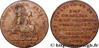 FRANKREICH Jeton satirique anglais, Napoléon à l’Île d’Elbe GRANDE-BRETAGNE - GEORGES III 1814 (24,5mm, 4,72g, 12h) -