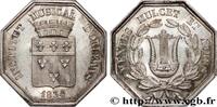 FRANKREICH Jeton octogonal Ar 30, Musique d’Orléans, refrappe ORLÉANAIS 1834 (31mm, 13,07g, 12h) -