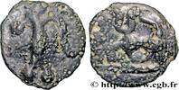 FRANKREICH Potin “au mannequin” et au taureau à gauche GALLIEN - NORDGALLIEN - ÆDUI (BIBRACTE, Region die Mont-Beuvray) Autun (71) Ier siècle avant J.-C. (20mm, 5,45g, 3h) -