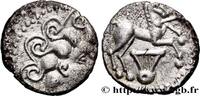 FRANKREICH Denier à la lyre GALLIEN - NORDGALLIEN - ÆDUI (BIBRACTE, Region die Mont-Beuvray) Autun (71) c. avant 52 AC. (13,5mm, 1,99g, 10h) -