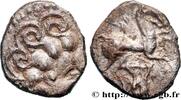 FRANKREICH Denier à la lyre GALLIEN - NORDGALLIEN - ÆDUI (BIBRACTE, Region die Mont-Beuvray) Autun (71) c. avant 52 AC. (13,5mm, 1,87g, 8h) -