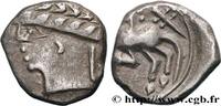 FRANKREICH Denier au cheval galopant et au “caducée” GALLIEN -ALLOBROGES (Region die Dauphine) Ier siècle avant J.-C. (12,5mm, 2,25g, 12h) -