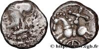 FRANKREICH Denier à la croisette et à la rouelle GALLIEN - NORDGALLIEN - ÆDUI (BIBRACTE, Region die Mont-Beuvray) Autun (71) c. 80-50 AC. (12,5mm, 1,88g, 9h) -