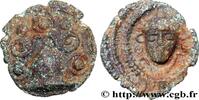 FRANKREICH Bronze au casque et à la tête de face GALLIEN - BELGICA - AMBIANI (Region die Amiens) Amiens (80) c. 60-40 AC. (15mm, 2,35g, 8h) -