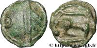 FRANKREICH Potin à la grosse tête géométrique GALLIEN - BELGICA - SEQUANI (Region die Besançon) Ier siècle avant J.-C. (19mm, 4,07g, 9h) -
