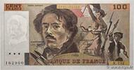 100 Francs DELACROIX imprimé en continu 1990 FRANKREICH FRANKREICH 100 Francs DELACROIX imprimé en continu 1990 ST ST