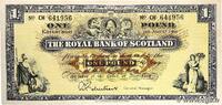 1 Pound 1965 SCOTLAND SCOTLAND 1 Pound 1965 fVZ fVZ
