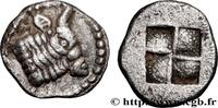 Classic 1 (480 BC to 400 BC) Hemiobole MAKEDONIEN - AKANTHOS Acanthe, Macédoine c. 470-465 AC. (7,5mm, 0,37g, h) -