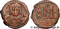 THE EMPIRE FROM ANASTASIUS TO MAURICE TIBERIUS (49 Follis MAURICIUS TIBERIUS Theoupolis (Antioche) 601-602 (27,5mm, 10,23g, 6h) -