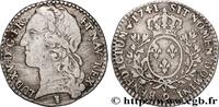 FRANKREICH Dixième d'écu aux branches d’olivier, tête ceinte LOUIS XV THE WELL-BELOVED Rennes 1741 (21mm, 2,88g, 6h) -