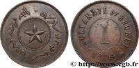 BRUNEI 1 Cent AH1304 BRUNEI (1887) (29mm, 9,30g, 12h) -