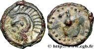 FRANKREICH Potin au pseudo-cimier GALLIEN - SENONES (Region die Sens) c. avant 52 AC. (18mm, 2,51g, 11h) -