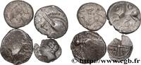 FRANKREICH Lot de 4 monnaies gauloises LOTS (mm, g, h) -