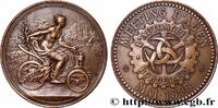 FRANKREICH Médaille, Meeting automobile d’Agen AUTOMOBILES ET VOITURES - PILOTES ET INVENTIONS 47 - Agen 1898 (50,5mm, 67,85g, 12h) -