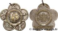 FRANKREICH Médaille, Championnat international de pentathlon ARMÉES ET MILITAIRES 33 - Bordeaux 1967 (38mm, 19,86g, 12h) -