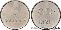FRANKREICH Médaille des ouvriers du pont PONTS 33 - Bordeaux 1821 (37mm, 17,92g, 12h) -