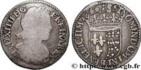 FRANKREICH Douzième d'écu de Navarre, portrait à la mèche lon LOUIS XIV THE SUN KING Saint-Palais 1660 (18,5mm, 2,08g, 6h) -