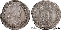 FRANKREICH Douzième d'écu de Béarn, portrait à la mèche longu LOUIS XIV THE SUN KING Pau 1660 (20,5mm, 2,27g, 6h) -