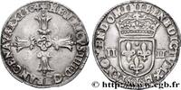 FRANKREICH Quart d'écu, croix feuillue de face HENRY IV Bayonne 1604 (29,5mm, 9,59g, 2h) -