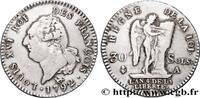 FRANKREICH 30 sols dit au génie, type FRANÇOIS LOUIS XVI Paris 1792 (29,5mm, 9,96g, 6h) -