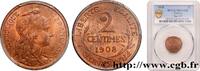 FRANKREICH 2 centimes Daniel-Dupuis DRITTE FRANZOSISCHE REPUBLIK Paris 1908 (20mm, 2g, 6h) -