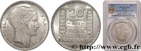 FRANKREICH 20 francs Turin, rameaux courts DRITTE FRANZOSISCHE REPUBLIK 1933 (35mm, 19,89g, 6h) -