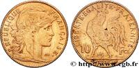 FRANKREICH 10 francs or Coq DRITTE FRANZOSISCHE REPUBLIK Paris 1906 (19mm, 3,22g, 6h) -