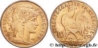 FRANKREICH 10 francs or Coq DRITTE FRANZOSISCHE REPUBLIK Paris 1912 (19mm, 3,23g, 6h) -