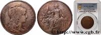 FRANKREICH Essai de 10 centimes Daniel-Dupuis en bronze, flan DRITTE FRANZOSISCHE REPUBLIK Paris 1898 (30,18mm, 9,97g, 6h) -