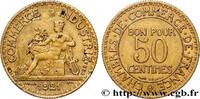 FRANKREICH Essai de 50 centimes Chambres de Commerce DRITTE FRANZOSISCHE REPUBLIK Paris 1921 (18mm, 1,94g, 6h) -