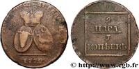 MOLDAWIEN UND WALACHEI 2 Para / 3 Kopeck Principauté de Moldavie - Valach MOLDAWIEN UND WALACHEI 1772 (35mm, 21,34g, 12h) -