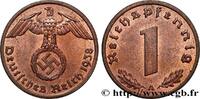 DEUTSCHLAND 1 Reichspfennig aigle et swastika DEUTSCHLAND Berlin 1938 (17,50mm, 2,02g, 12h) -