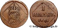 DEUTSCHLAND - BAYERN 1 Heller Maximilien Joseph DEUTSCHLAND - BAYERN Munich 1814 (13,8mm, 0,60g, 12h) -