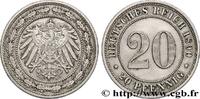 DEUTSCHLAND 20 Pfennig DEUTSCHLAND Dresde 1890 (23mm, 6,20g, 12h) -