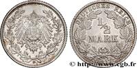 DEUTSCHLAND 1/2 Mark Empire aigle impérial DEUTSCHLAND Karlsruhe 1917 (20mm, 2,76g, 12h) -