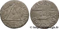 FRANKREICH Jeton ou méreau, Compagnon charpentier FRANC - MAÇONNERIE 33 - Bordeaux n.d. (33mm, 15,96g, 12h) -