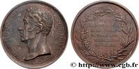 FRANKREICH Médaille, Visite du futur Charles X LOUIS XVIII 75 - Paris 1818 (50,5mm, 73,29g, 12h) -