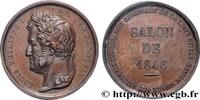 FRANKREICH Médaille, Salon de 1846 LOUIS-PHILIPPE Ier 1846 (37mm, 33,42g, 12h) -