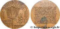 FRANKREICH Médaille, Le papyrus NATURE : FORÊTS, PARCS, JARDINS ET PLANTES Monnaie de Paris 1982 (72,5mm, 164,29g, 12h) -