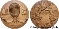 FRANKREICH Médaille, Kendo SPORTS Monnaie de Paris 1974 (72mm, 240,37g, 12h) -